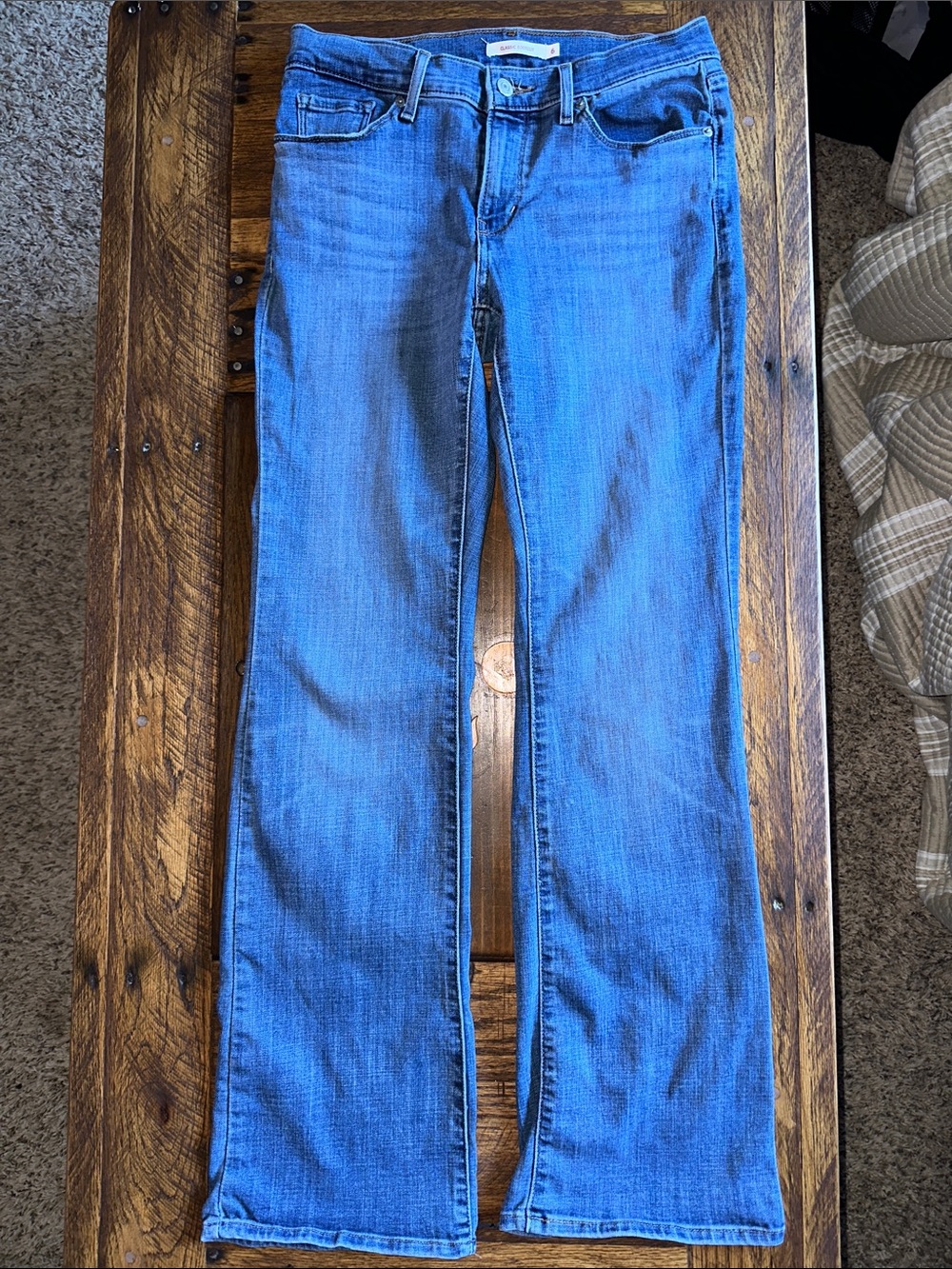 Levi's Women's Blue Flare Jeans